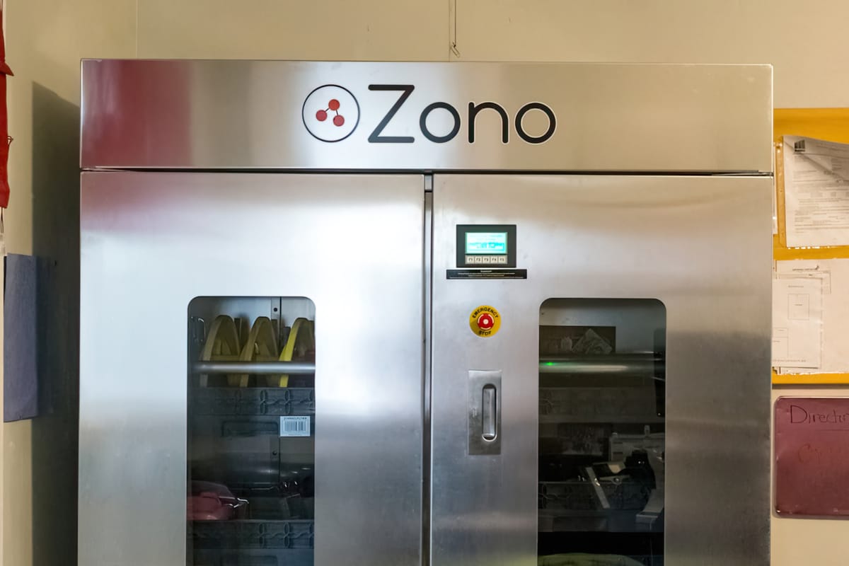 A Zono Sanitizing Cabinet Provides A Clean Haven