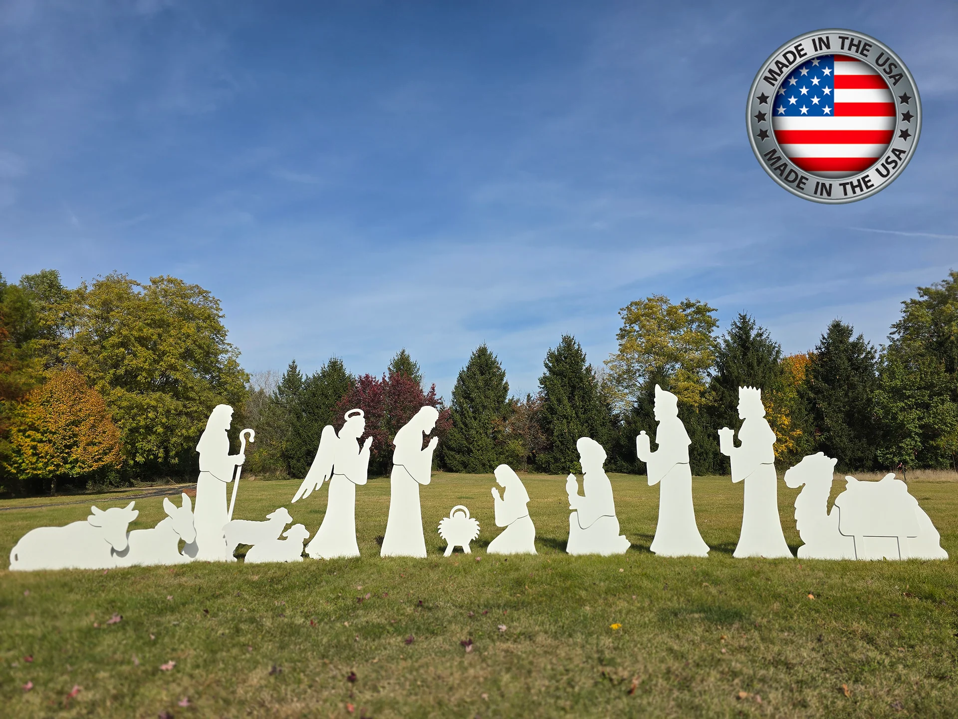 Front Yard Originals nativity display